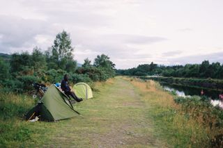 Wild camping at Fort Augustus