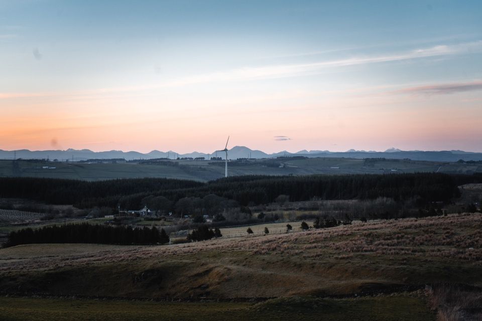 Mountain Peaks from Neilston